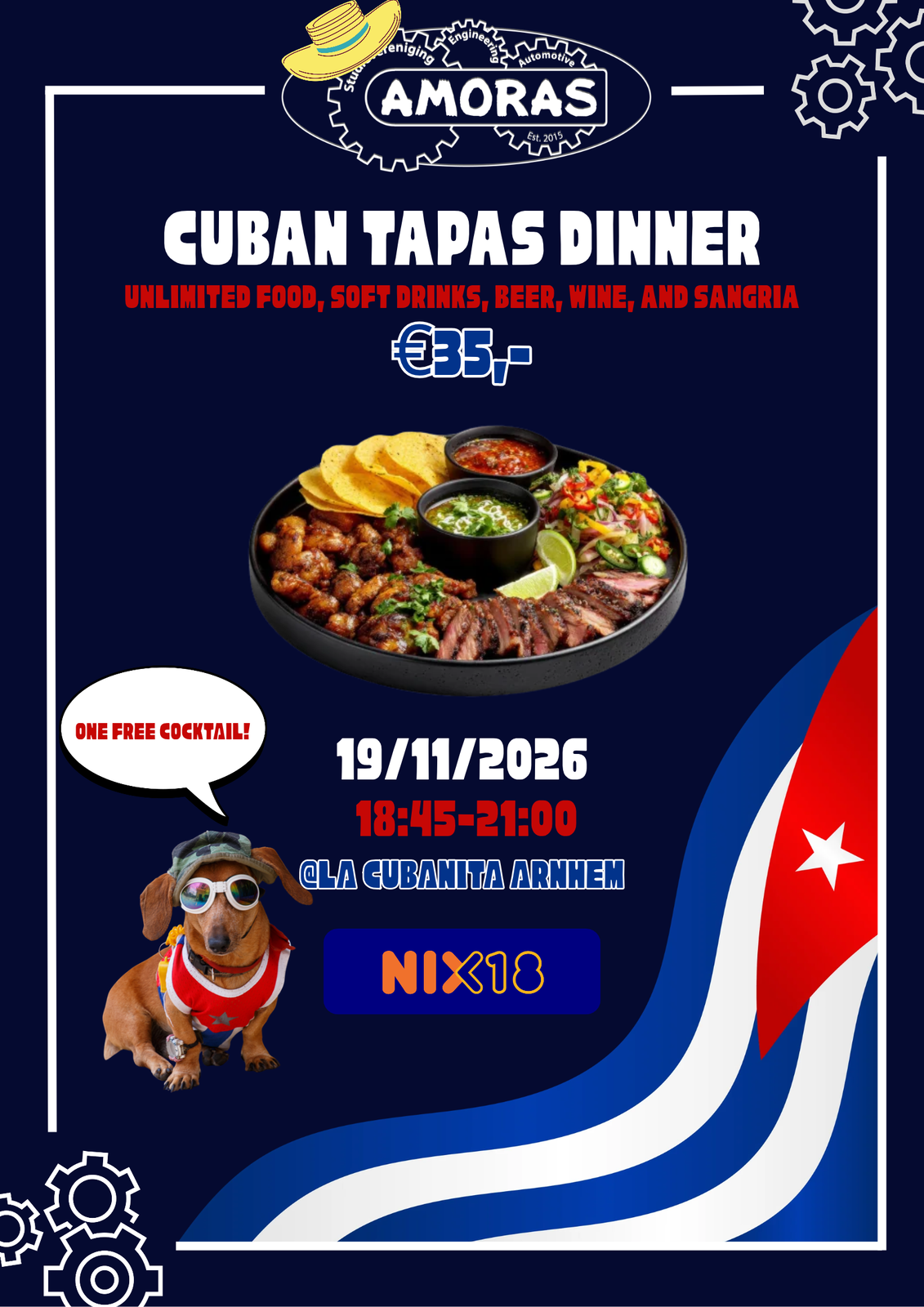 Onbeperkt Cubaans eten bij La Cubanita